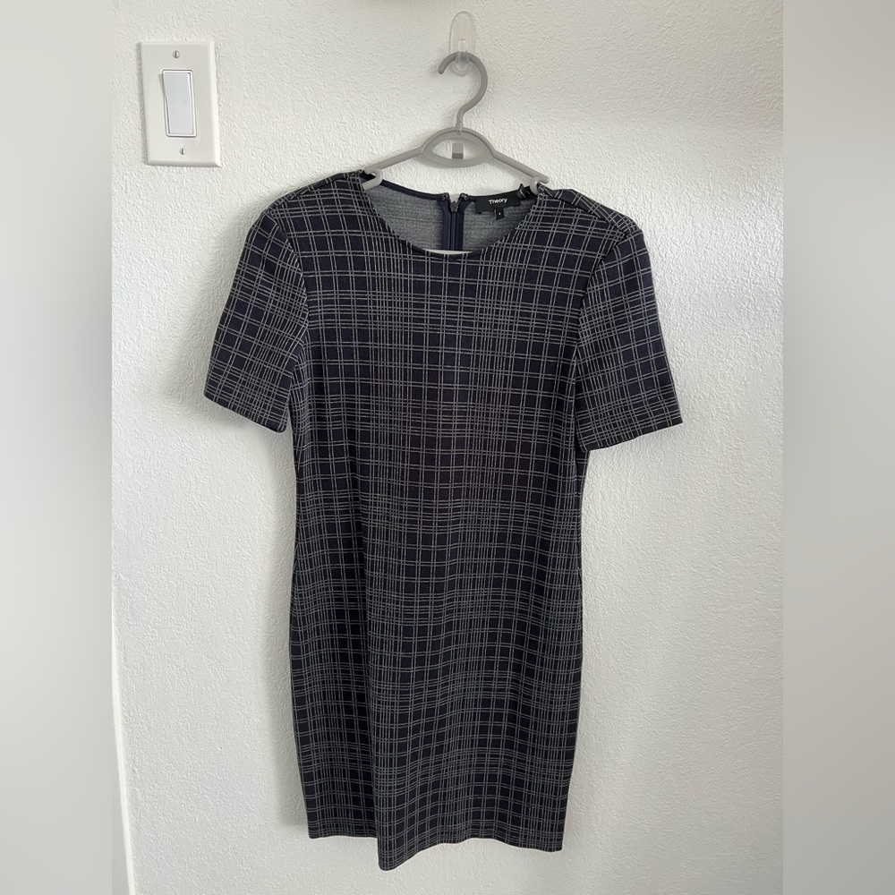 Theory Plaid Dress Size 4